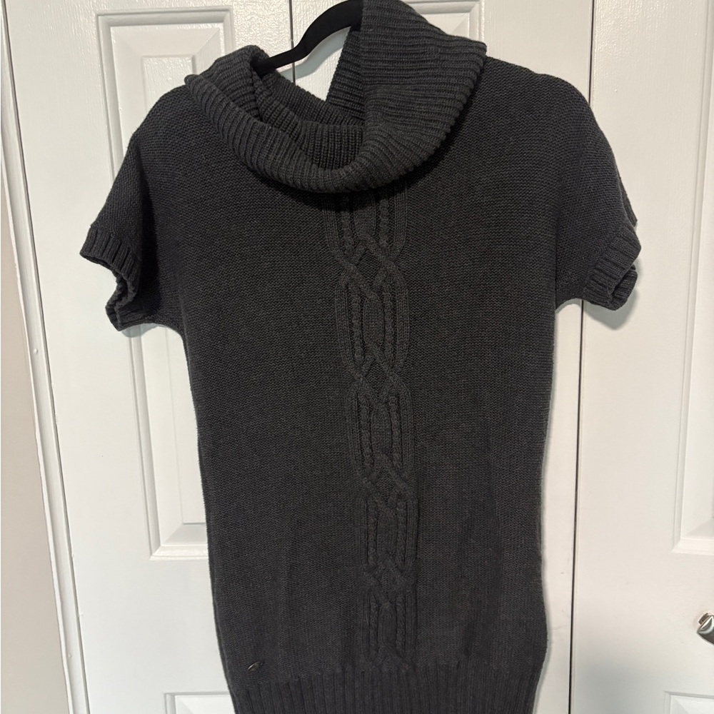 Athleta Dark Gray Cowl Neck Sweater